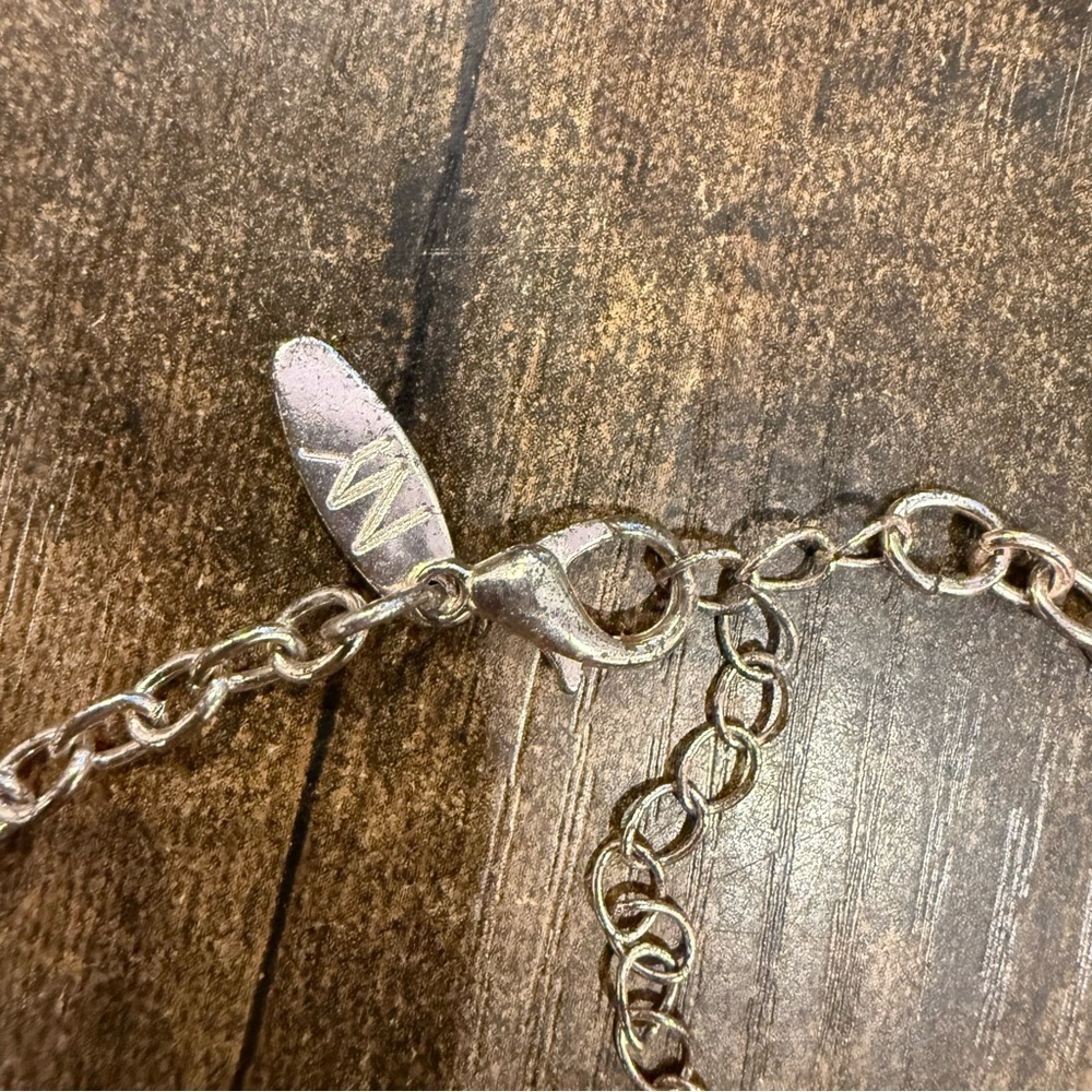 Rose Gold Tone Peach Crystal Chunky Y2K Statement Necklace! - Picture 5 of 6